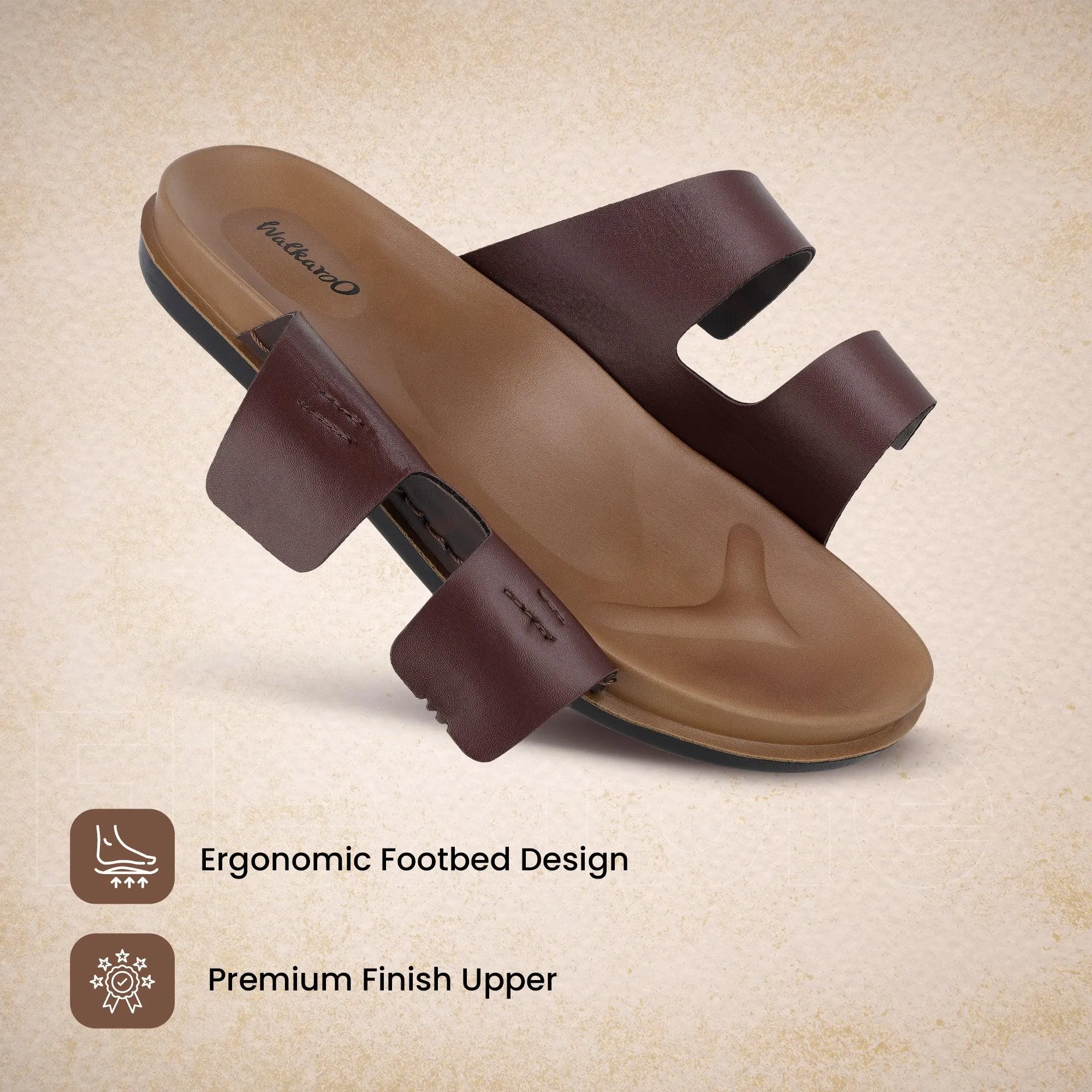 Men's Daily Wear Comfort Sandals - WE1337 Special Black