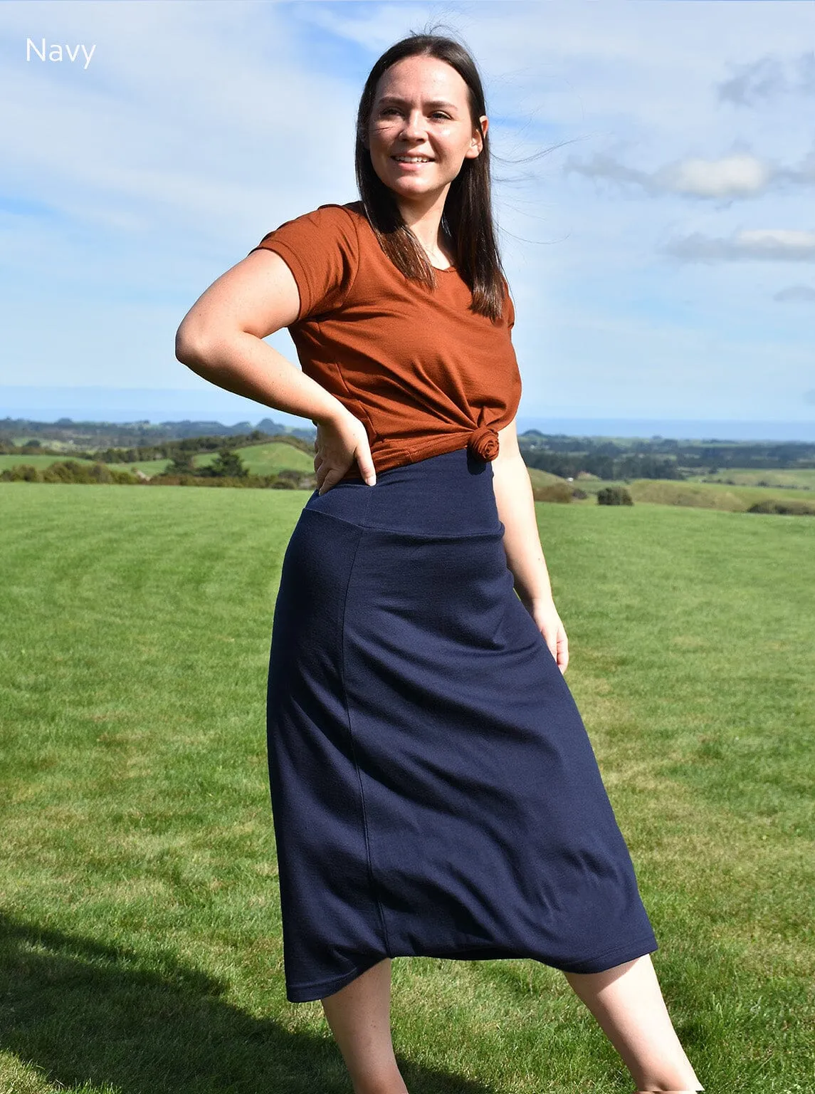 Merino Midi Skirt