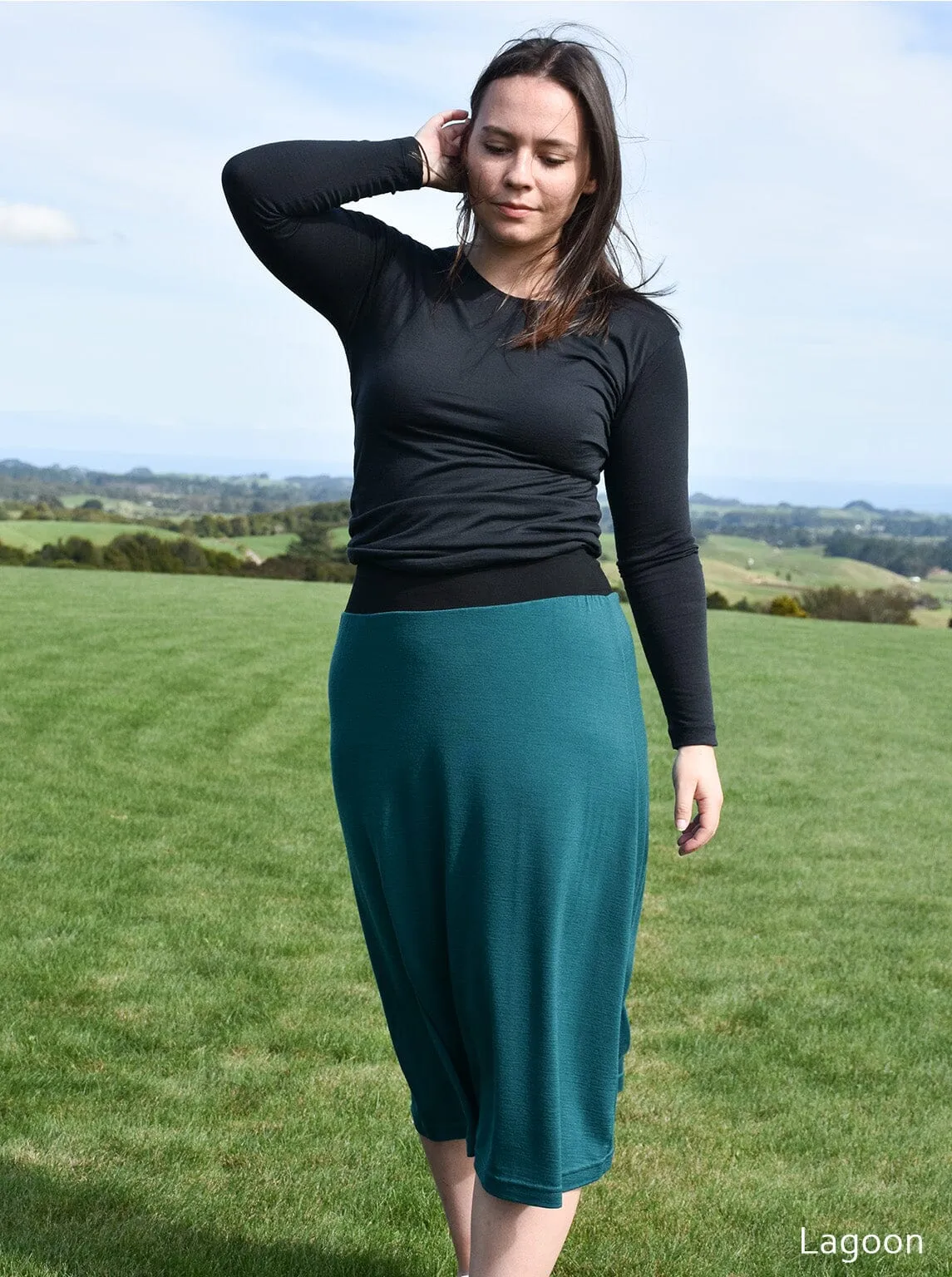Merino Midi Skirt