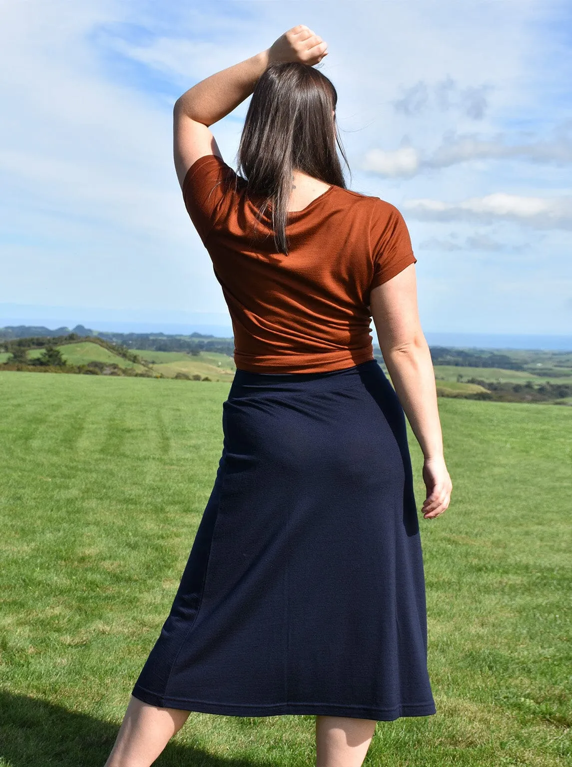 Merino Midi Skirt