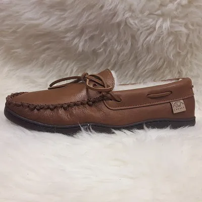 Moccasins Moosehide Sheepskin Lined Men’s🍁