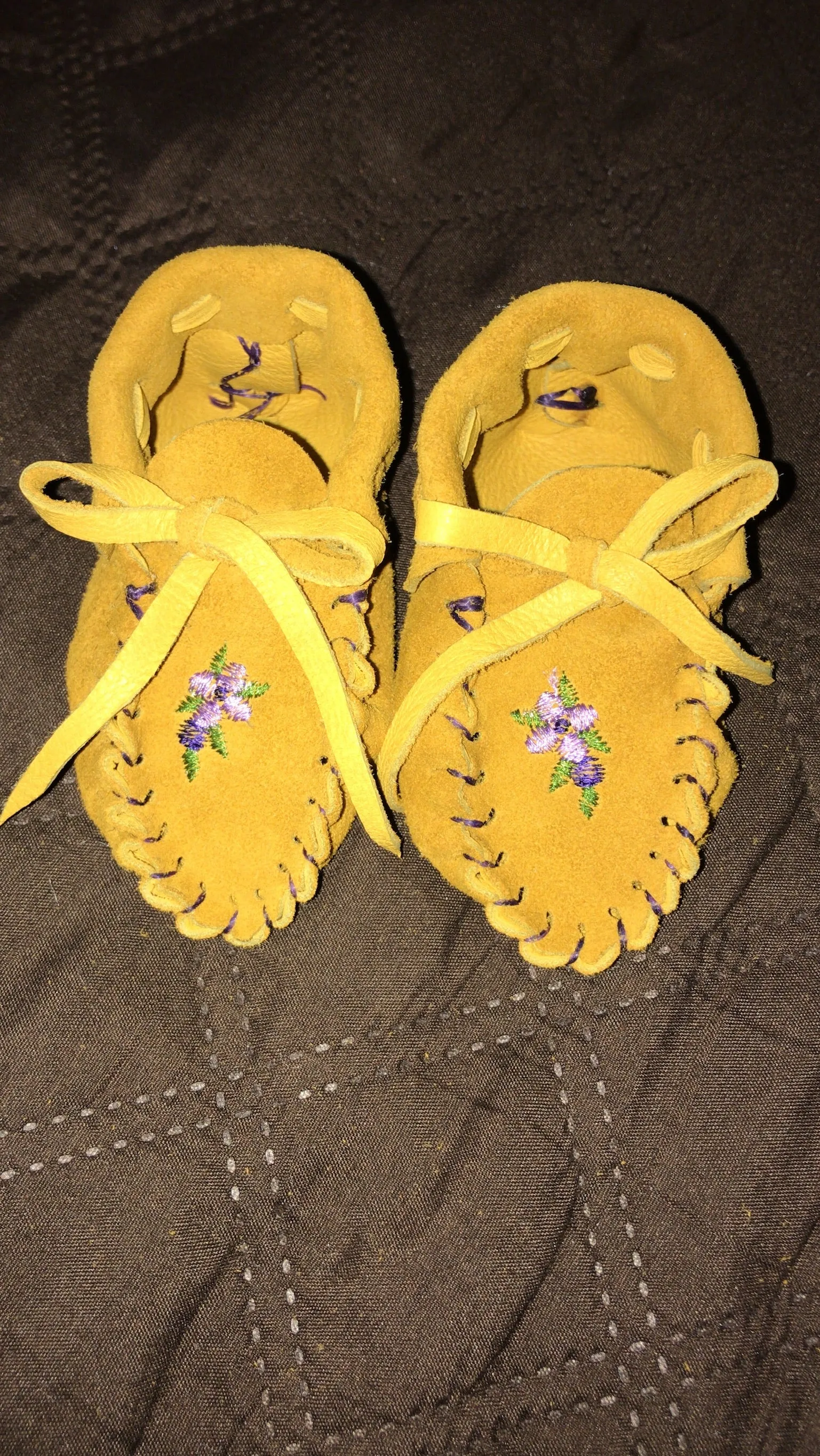Native Canadian Baby Moccasins