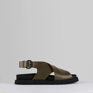 Nervi Fussbett Slingbacks in Verde