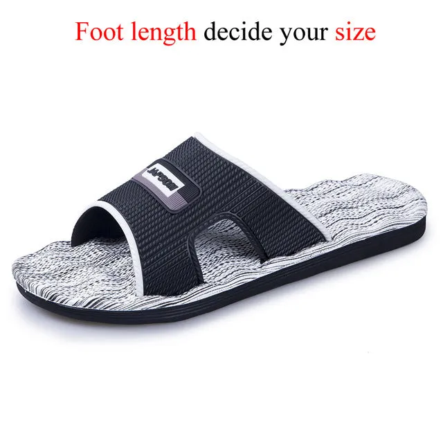 New Mens Slippers Indoor Nice Non-Slip Home Bathroom Slippers For Man Woman Unisex Massage Badslippers Summer Beach Slides Men