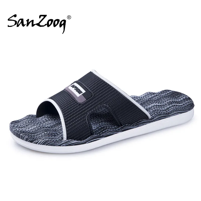New Mens Slippers Indoor Nice Non-Slip Home Bathroom Slippers For Man Woman Unisex Massage Badslippers Summer Beach Slides Men