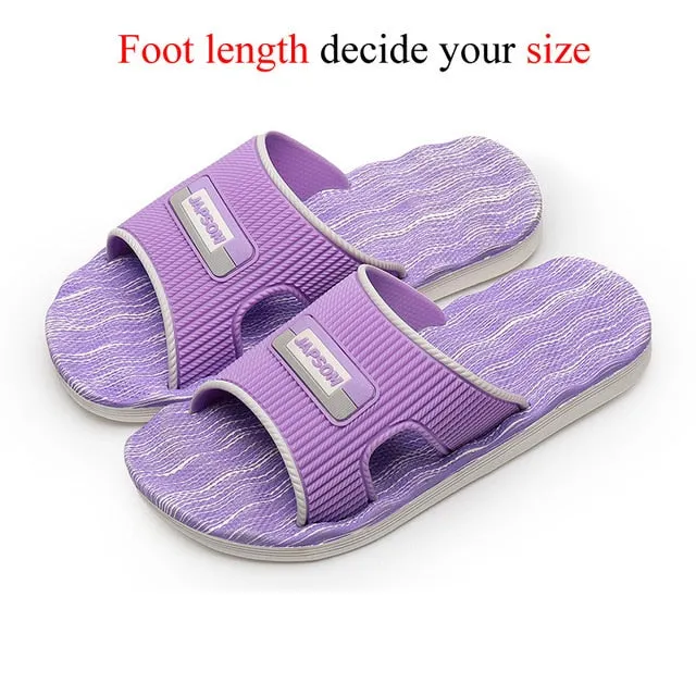 New Mens Slippers Indoor Nice Non-Slip Home Bathroom Slippers For Man Woman Unisex Massage Badslippers Summer Beach Slides Men