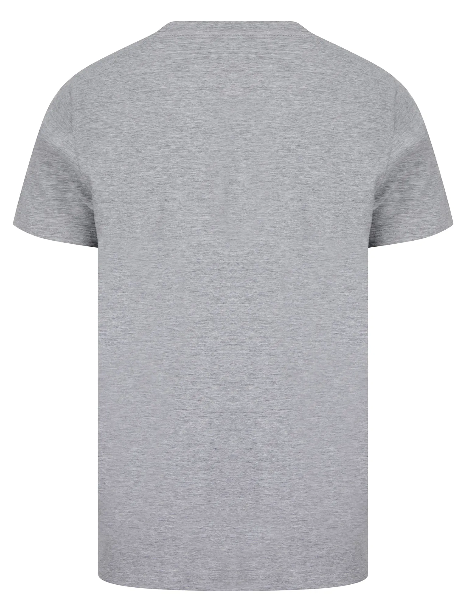 NYork Threads Motif Cotton Jersey T-Shirt in Light Grey Marl - South Shore