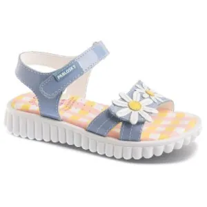 Pablosky- Girls light blue daisy sandal - 418749