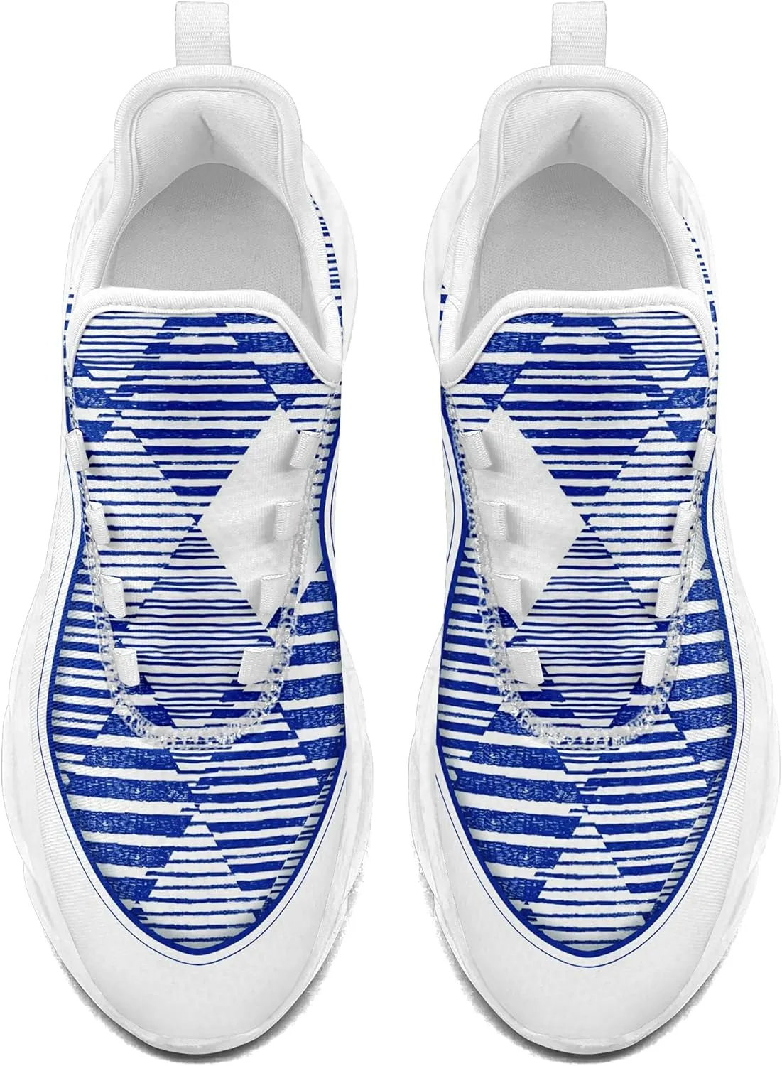 Personalized Men's Running Shoes, Customizable Non-Slip Gym Sneakers for Women Workouts Walking Tennis Daily Use