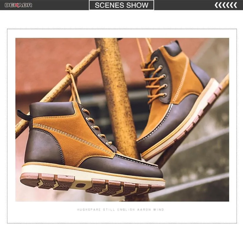 Premium Leather Ankle Boots - 3 Colors