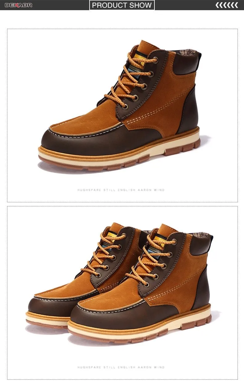 Premium Leather Ankle Boots - 3 Colors