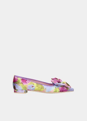 Pretty Ballerinas Beautiful Floral Silk Flats