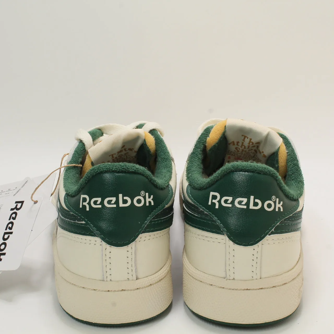 Reebok Club C Revenge Vintage Chalk Dark Green Uk Size 4