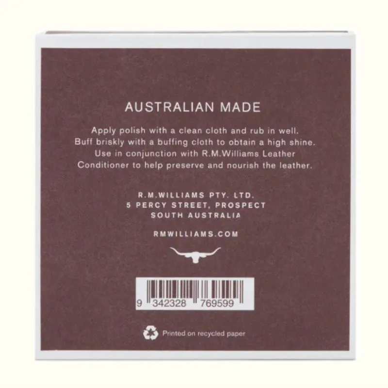 R.M.Williams Stockman's Boot Polish (70ml) - Chestnut