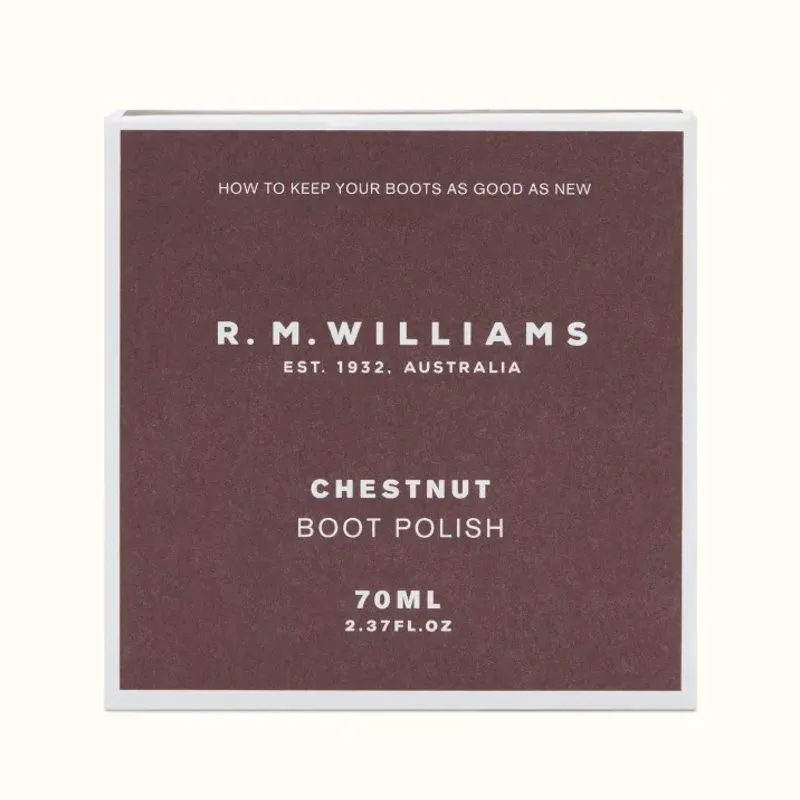 R.M.Williams Stockman's Boot Polish (70ml) - Chestnut