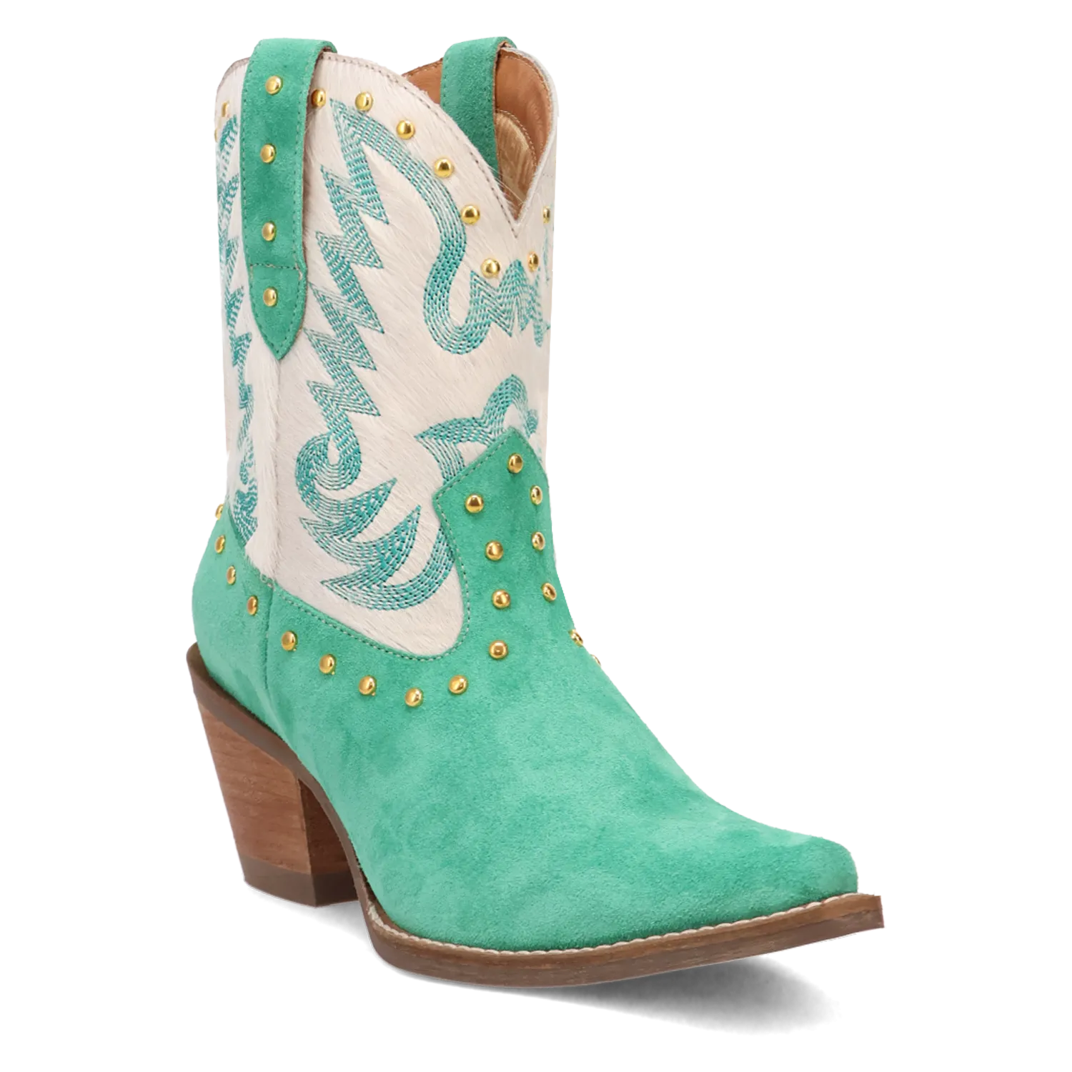 Rodeo Queen Green Suede Leather Boot (DS)