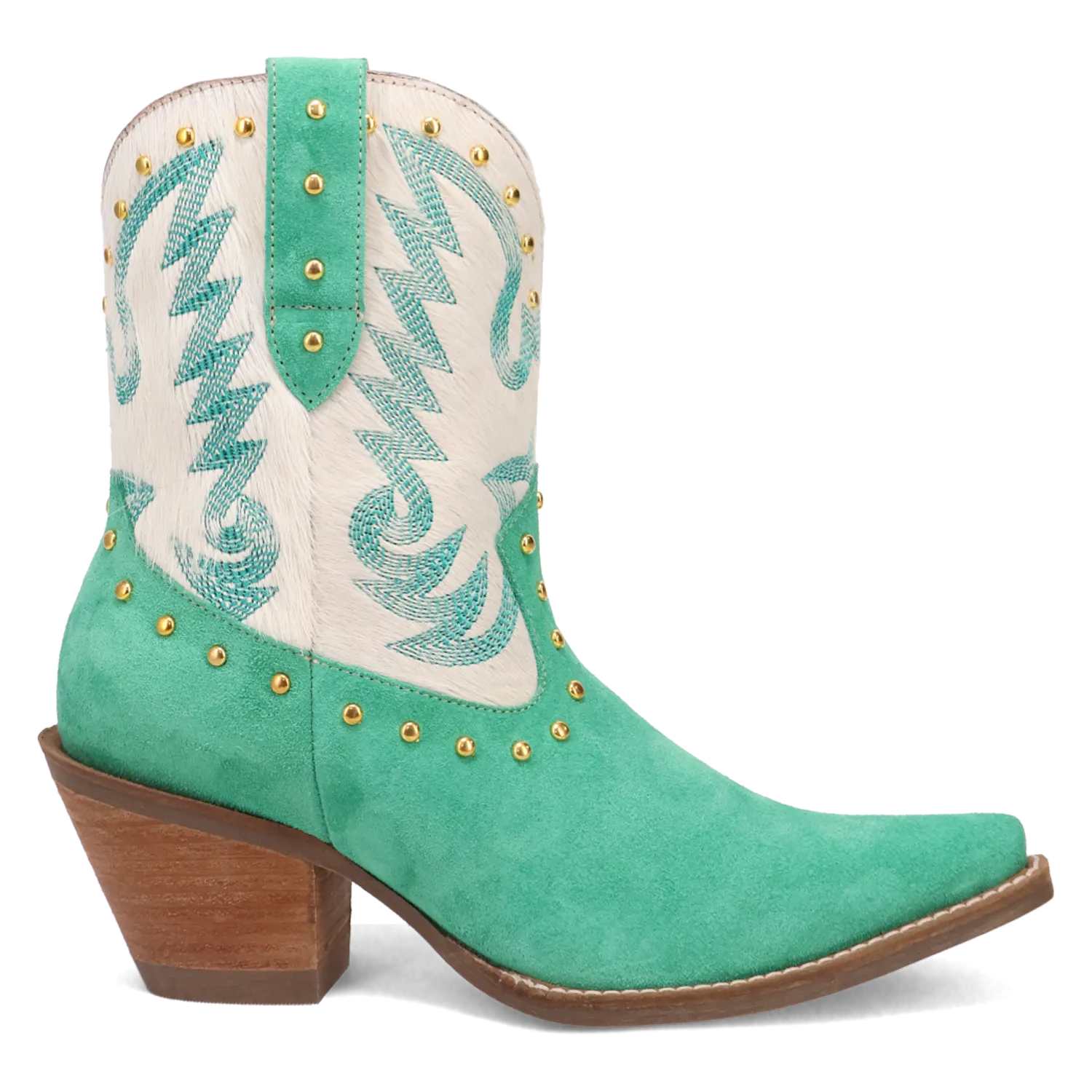 Rodeo Queen Green Suede Leather Boot (DS)
