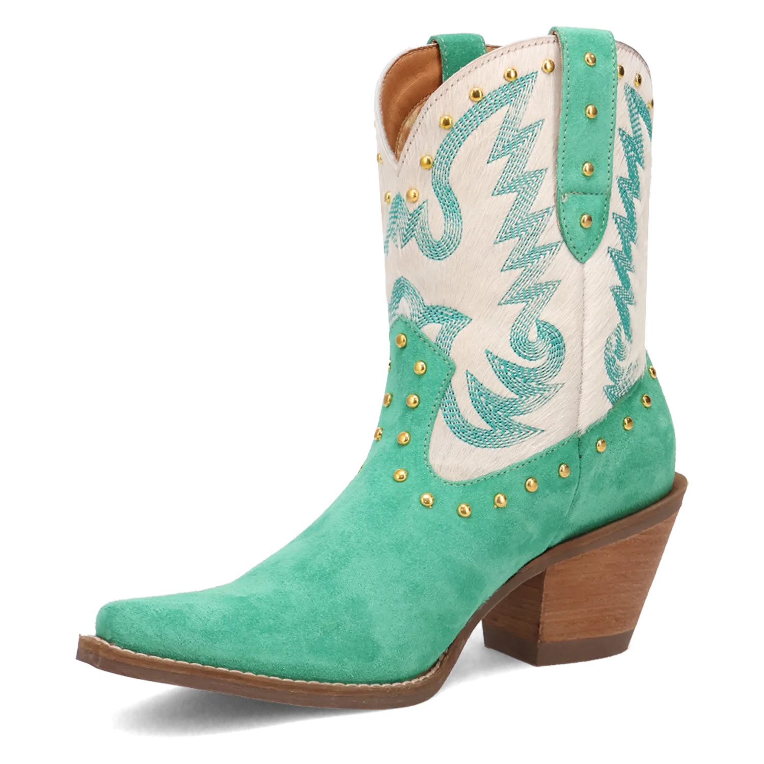 Rodeo Queen Green Suede Leather Boot (DS)