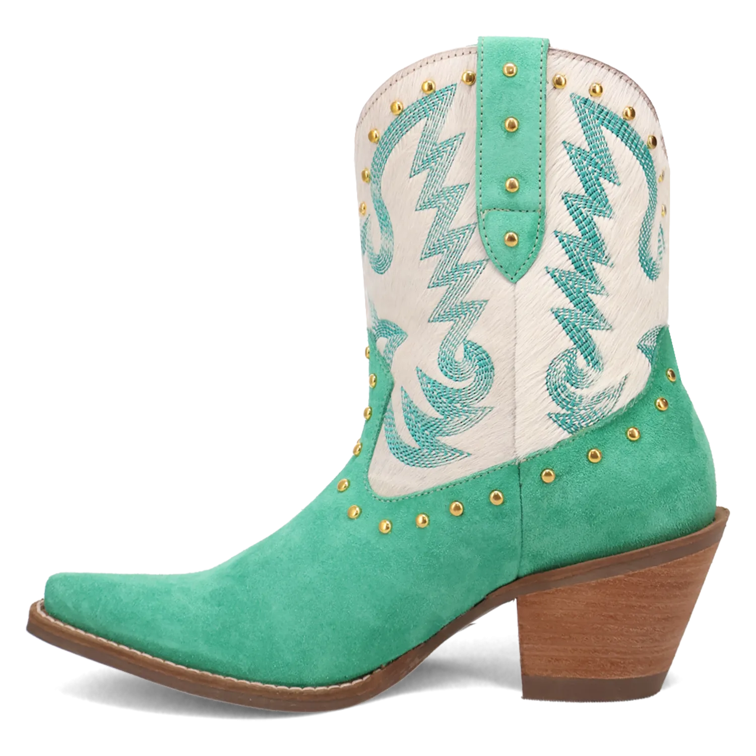 Rodeo Queen Green Suede Leather Boot (DS)