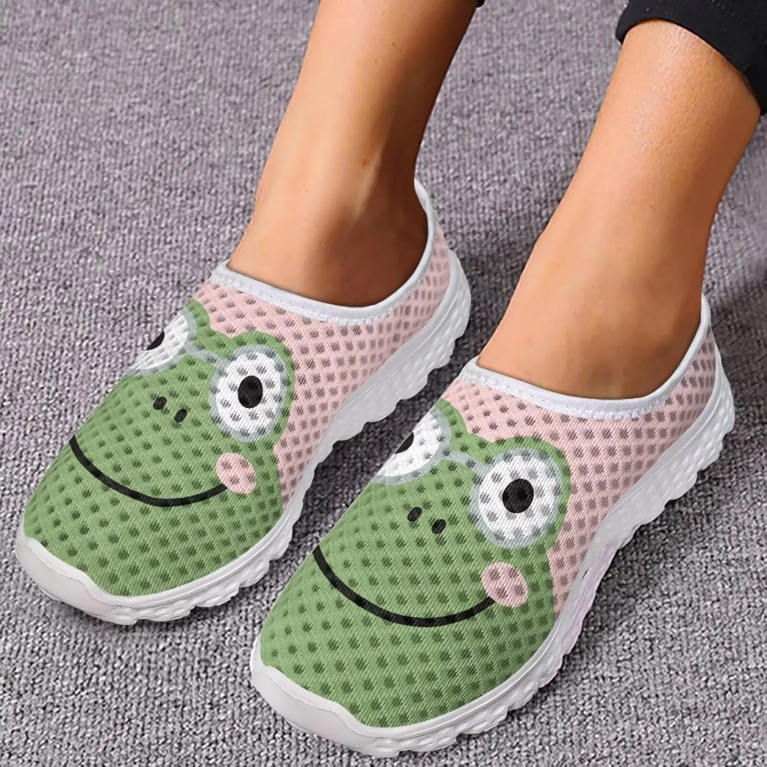 Running Shoes Lightweight Non Slip Gym Workout Tennis Shoe Breathable Mesh Walking Sneakers
