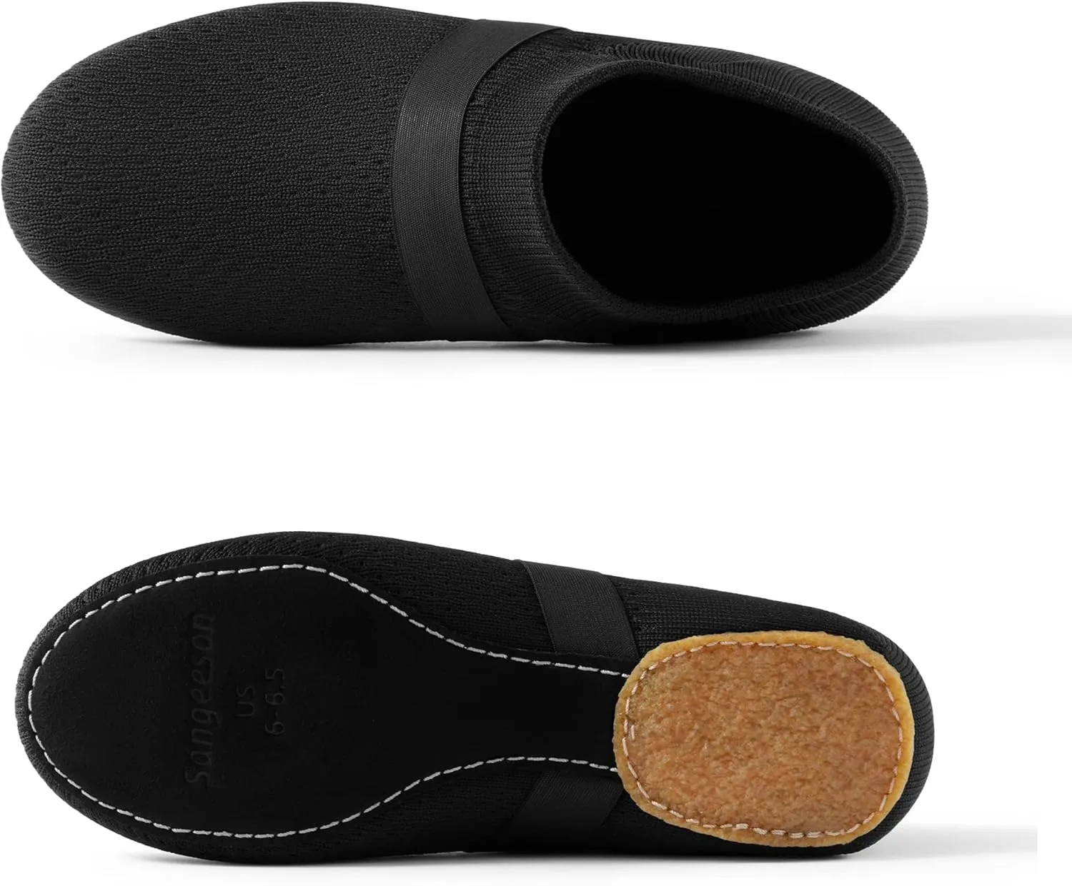SANGEESON Jazz Shoe Slip-on for Women and Men's Dance Shoes