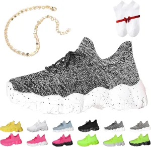 Simply Snug Shoes, 2024 New Mesh Lightweight Casual Breathable Non Slip Low Top Simply Snugs Shoes for Women