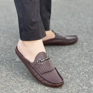 The Backless Loafer SS-2344 Brown