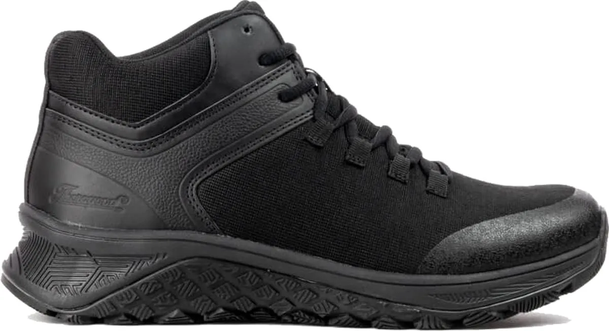Thorogood T800 Mid-Height Composite Toe Work Shoes for Men and Women - Durable Non-Metallic Black Knit Upper with EVA Midsole and Slip-Resistant Rubber Outsole; EH Rated