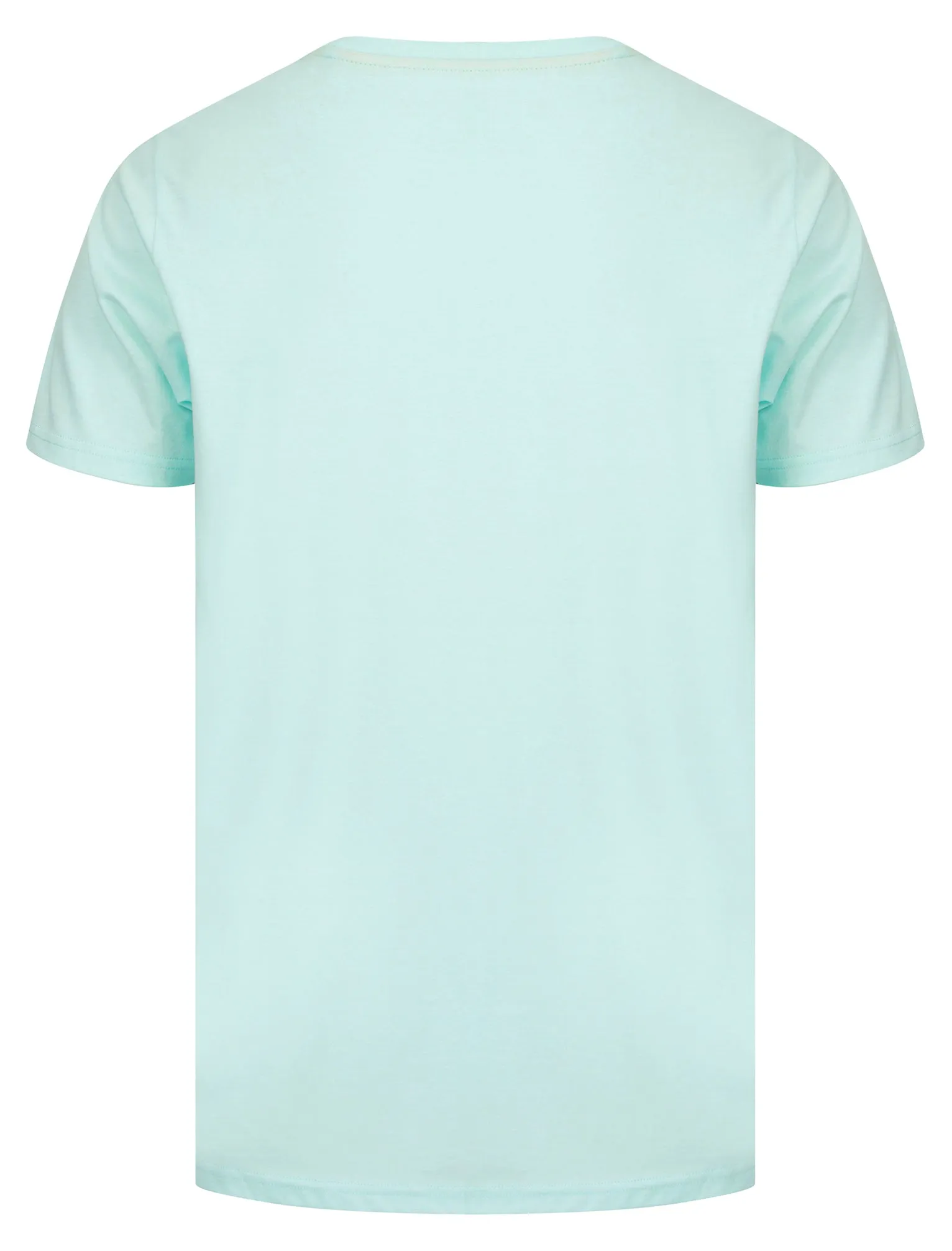 To The Waves Motif Cotton Jersey T-Shirt in Omphalodes Blue - South Shore