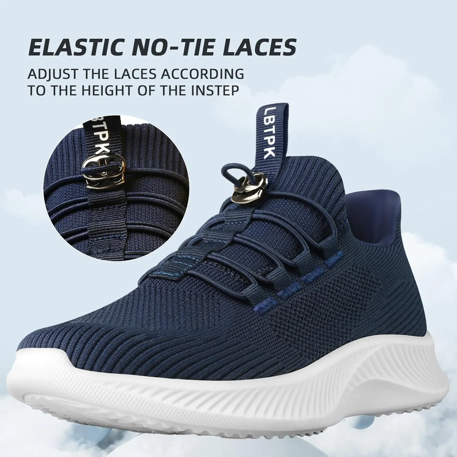 Walking Shoes for Women- Lightweight, Slip On, Breathable Sneakers for Running, Walking, Jogging, Gym