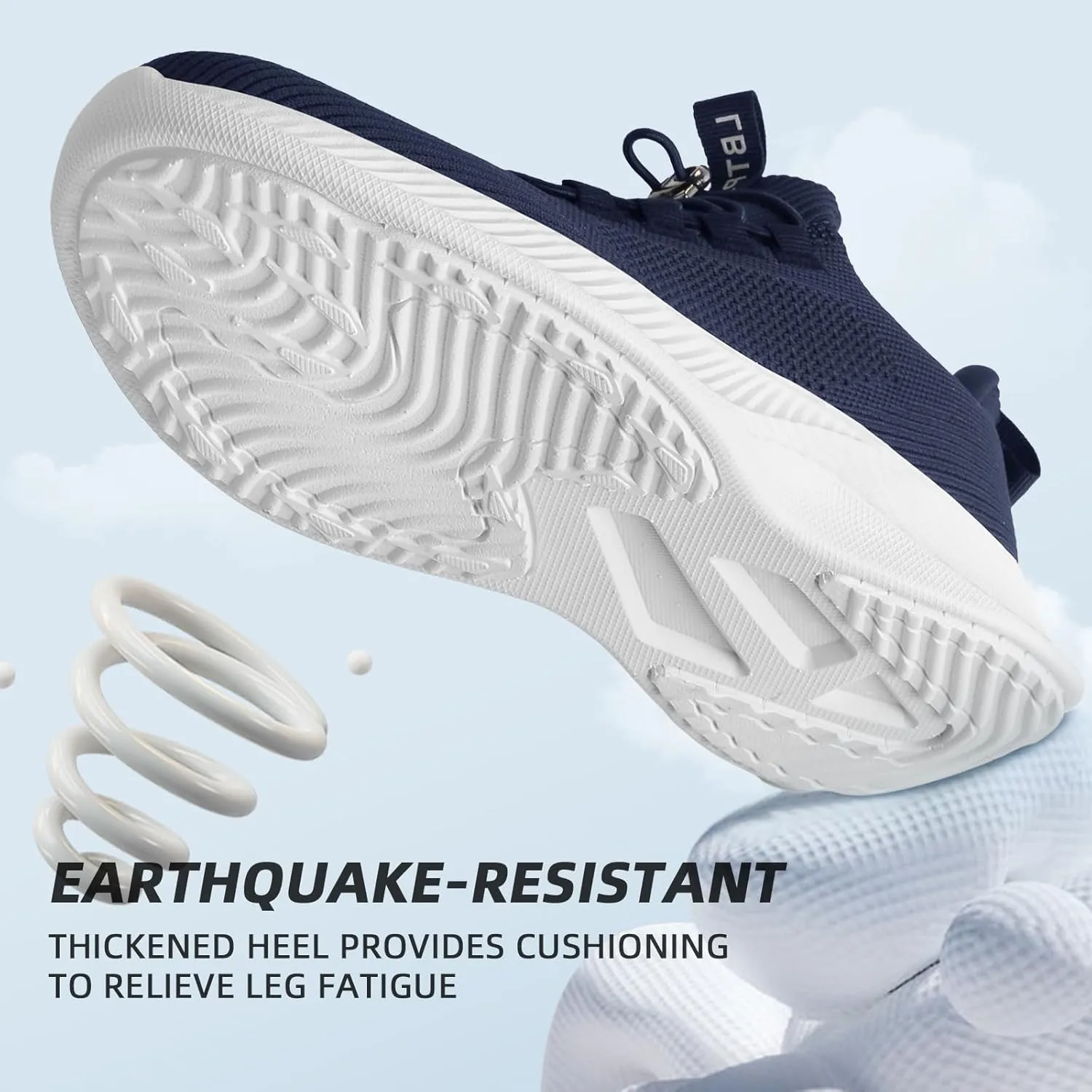 Walking Shoes for Women- Lightweight, Slip On, Breathable Sneakers for Running, Walking, Jogging, Gym