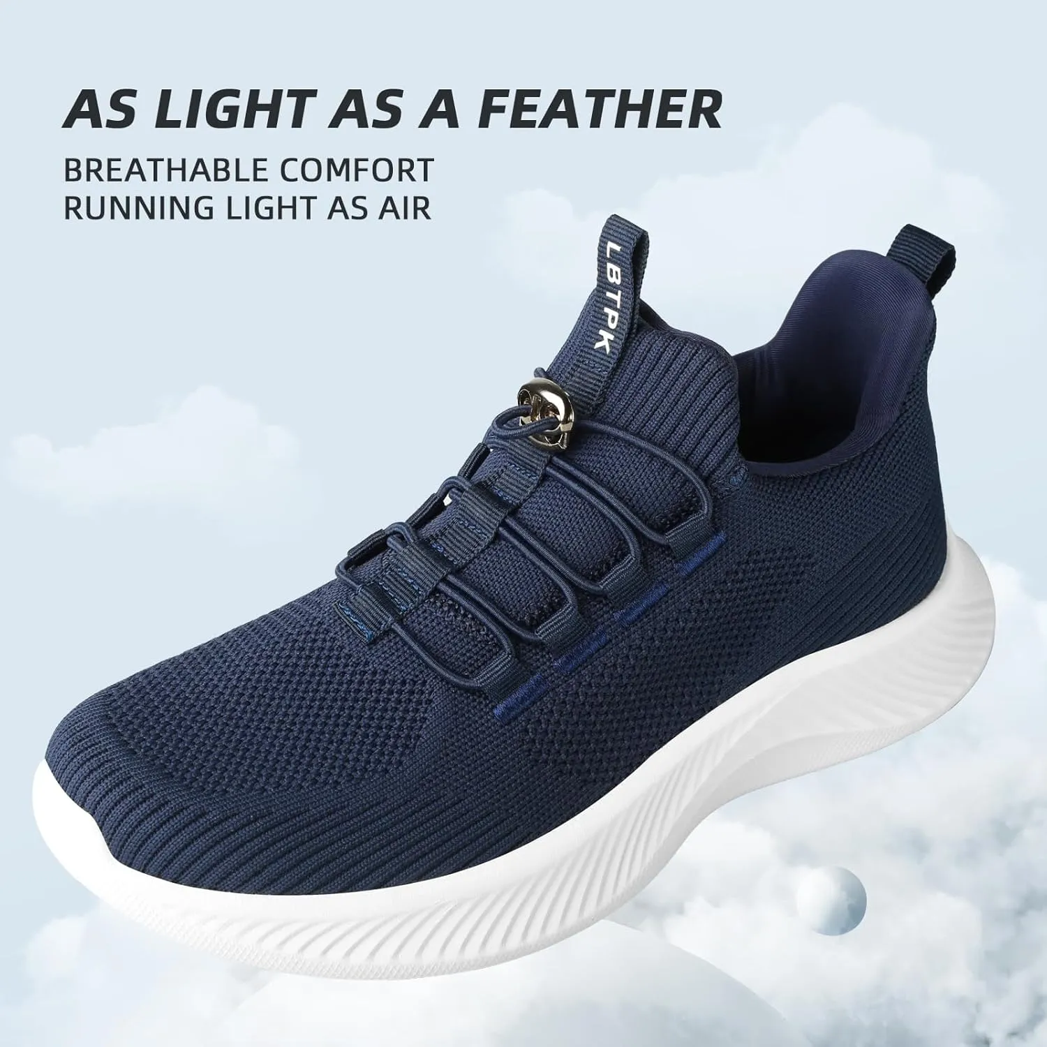 Walking Shoes for Women- Lightweight, Slip On, Breathable Sneakers for Running, Walking, Jogging, Gym