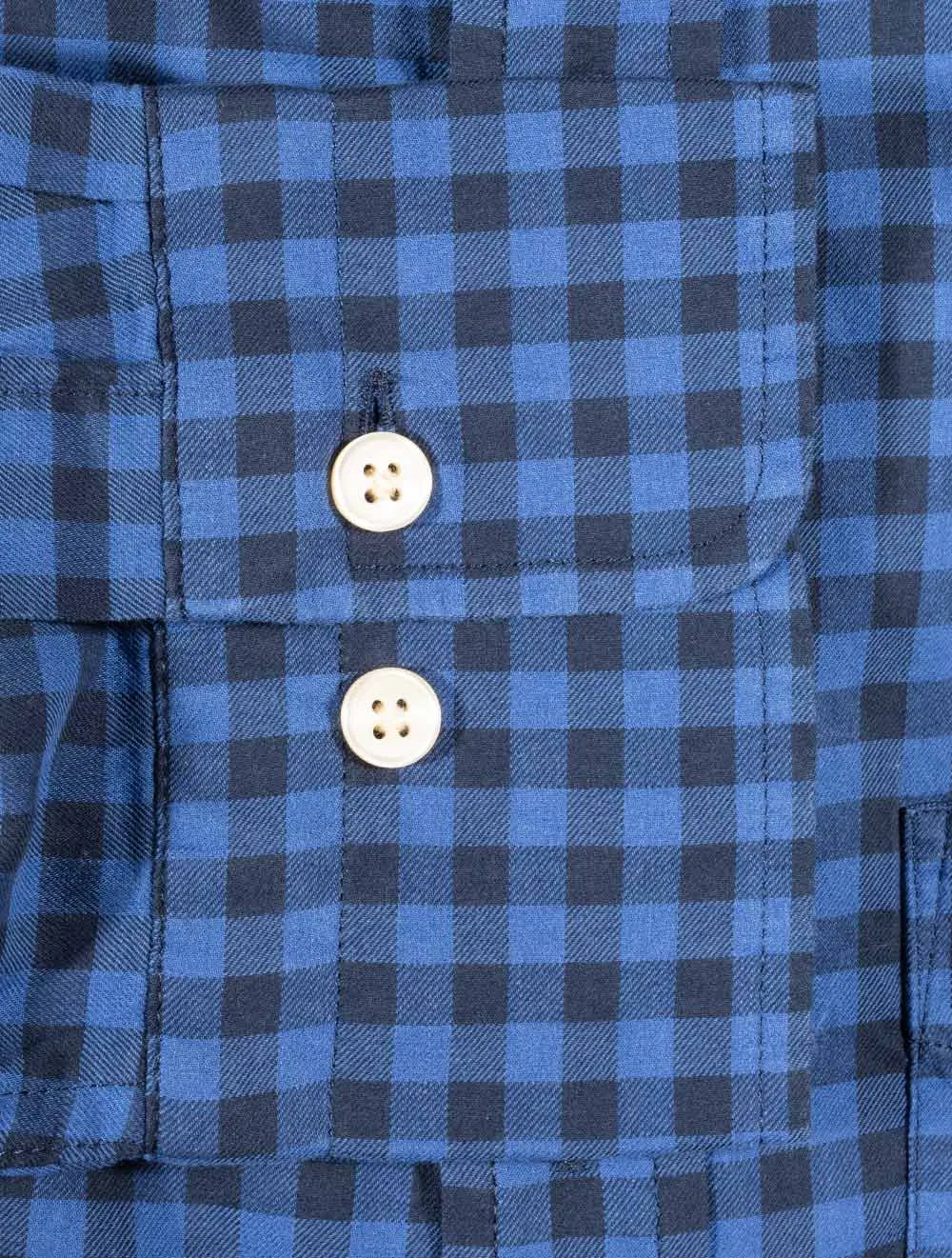 Winter Twill Buffalo Check Regular Broadcloth Vintage Blue