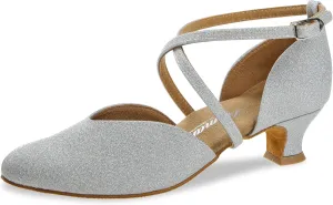 Women's Ballroom Dance Shoes, Silver, 9