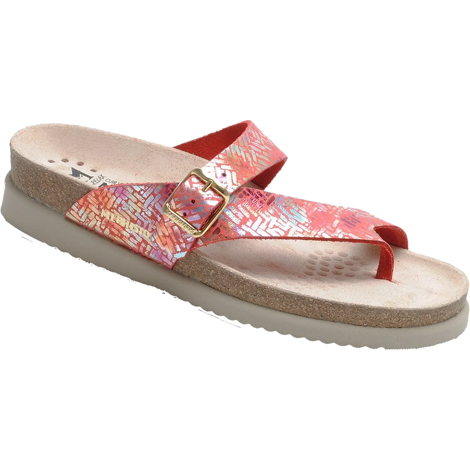 Women's  Mephisto Helen Coral Chevron Nubuck