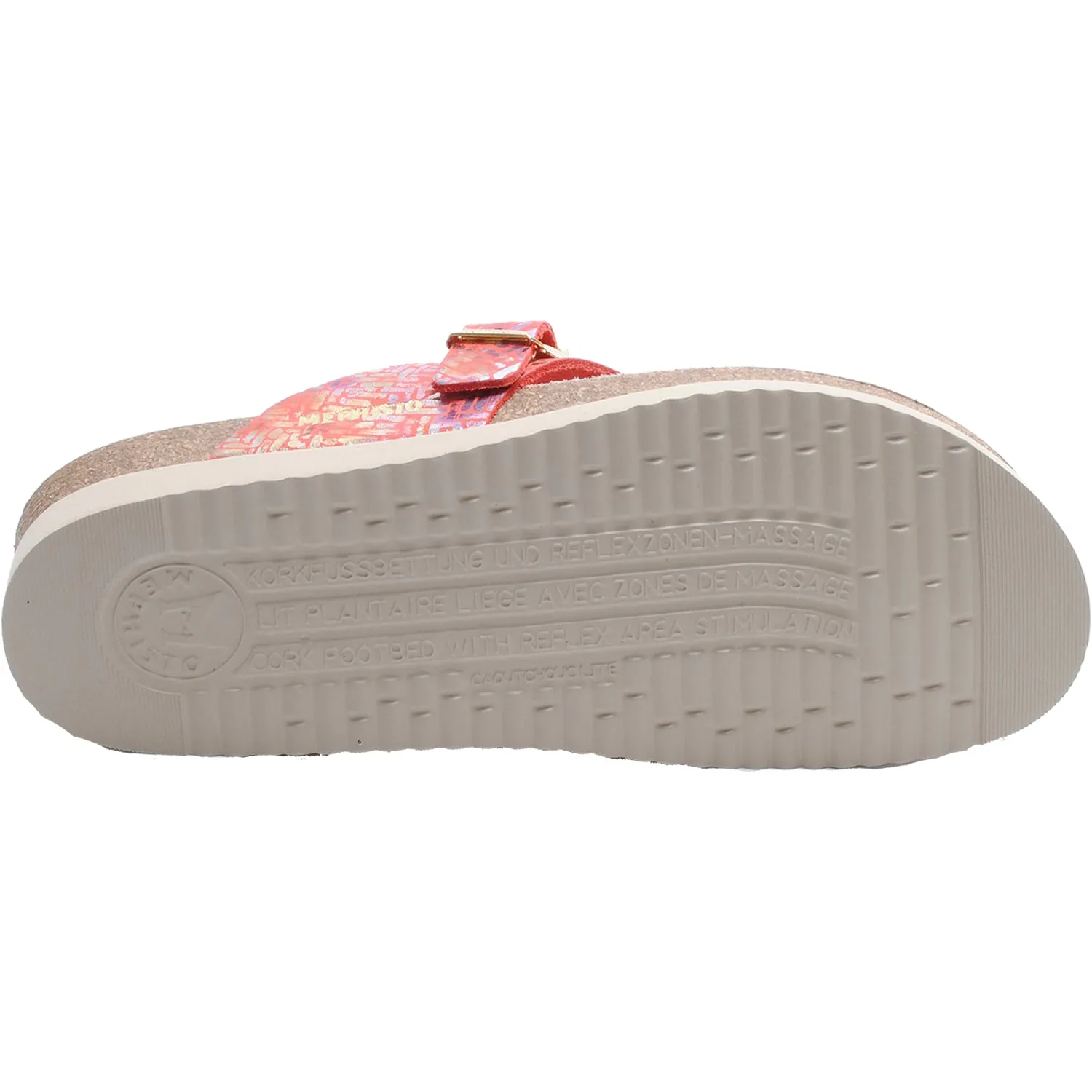 Women's  Mephisto Helen Coral Chevron Nubuck