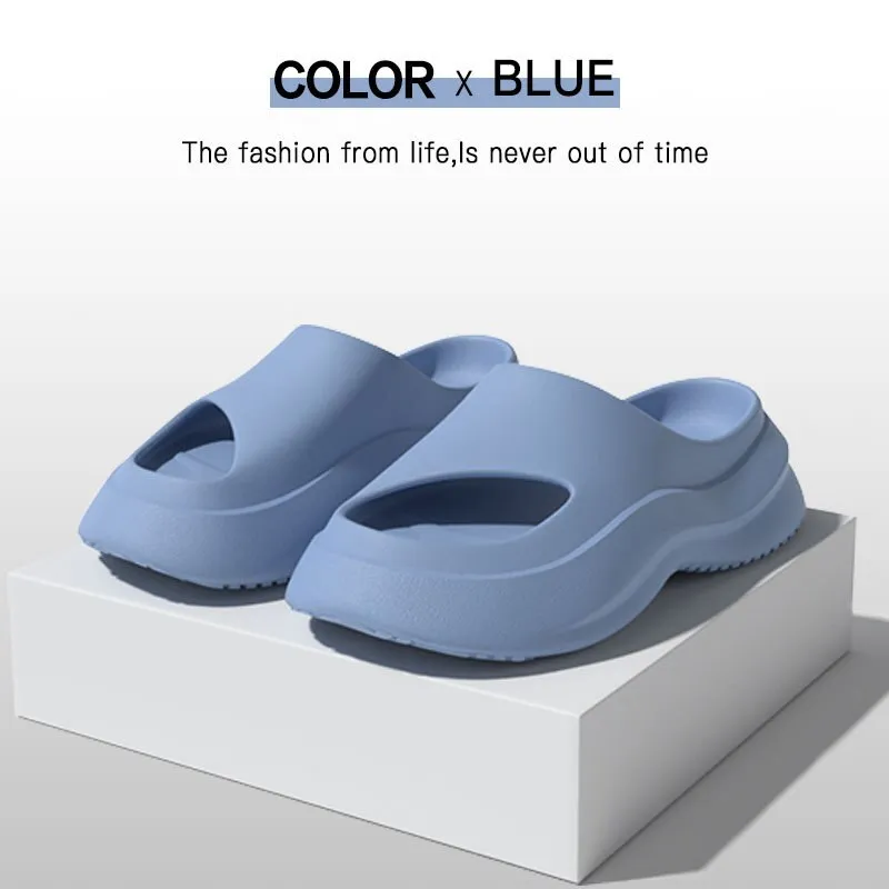 xiangtuibao  New Men Fashion Slippers Indoor Household Summer Beach Ourdoor Slides Ladies Slipers Platform Mules Shoes Woman Flats